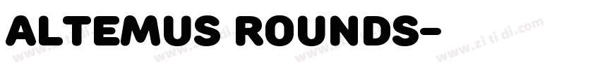 Altemus Rounds字体转换